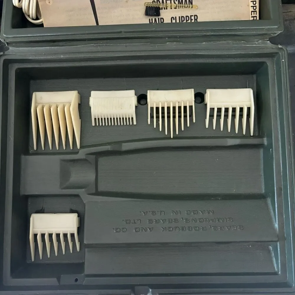Craftsman Adjustable Hair Clipper In Permanex Case *Works*